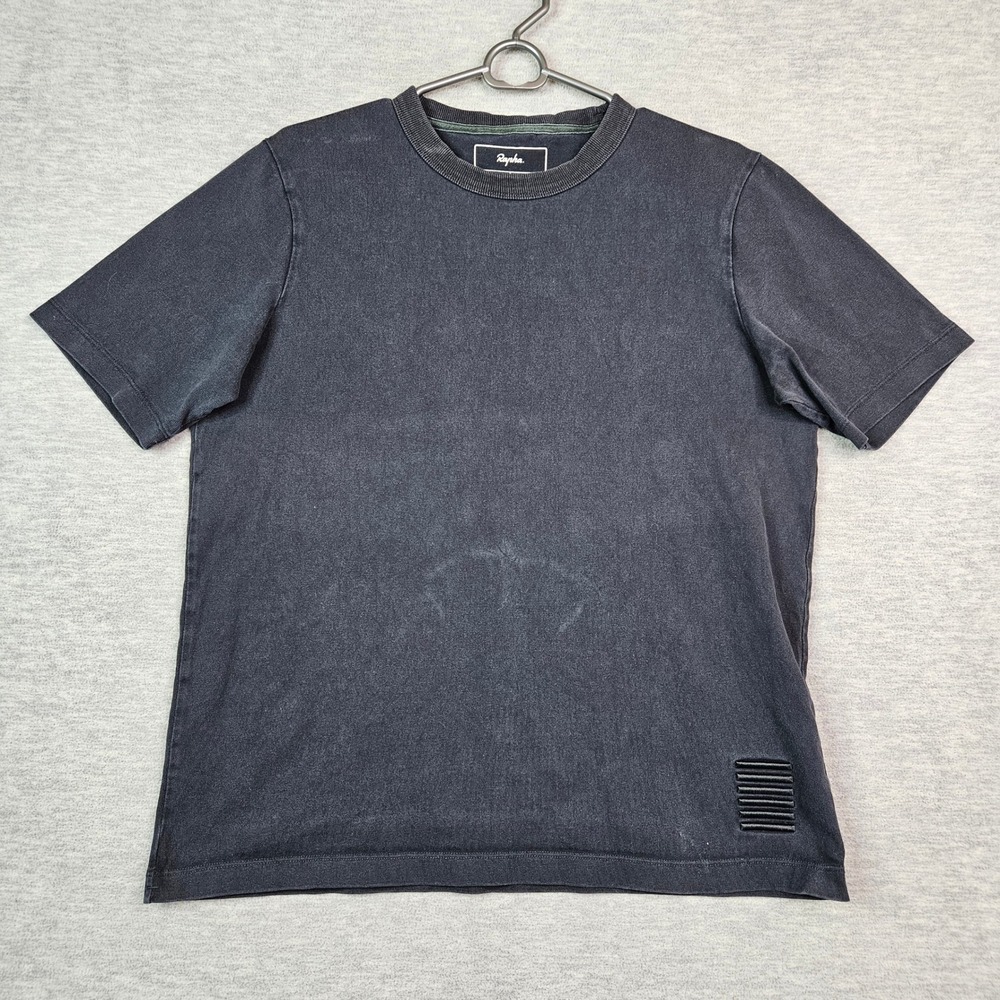 Rapha Mechanics T-Shirt Men's Sz M Relaxed Fit Navy Blue Short Sleeve Crew Neck